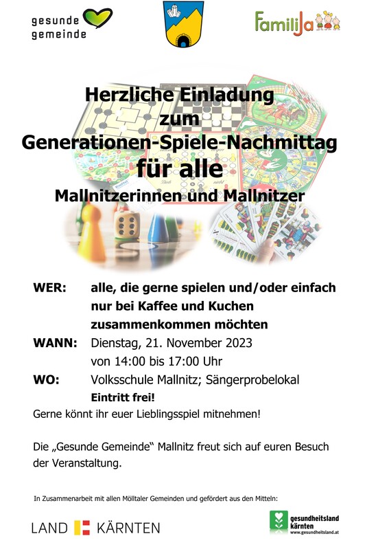 Generationen Spielenachmittag