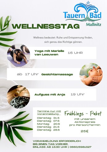 Wellnesstag im Tauernbad