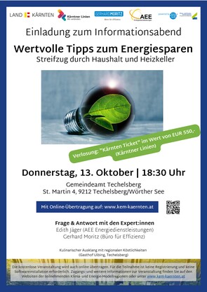 Wertvolle Tipps zum Energiesparen