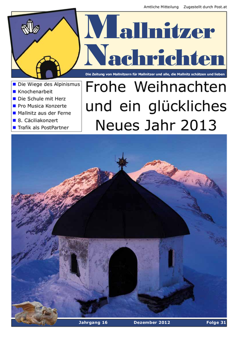 Mallnitzer Nachrichten - Dezember 2012
