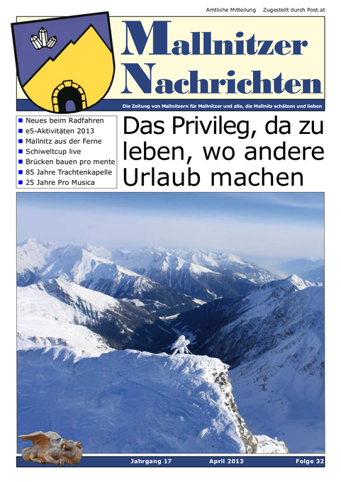 Mallnitzer Nachrichten - April 2013