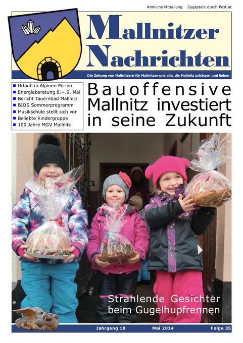 Mallnitzer Nachrichten - Mai 2014