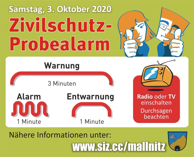 Zivilschutz Probealarm 2020