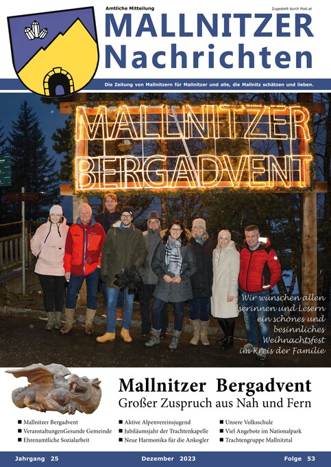 Mallnitzer Nachrichten Dezember 2023