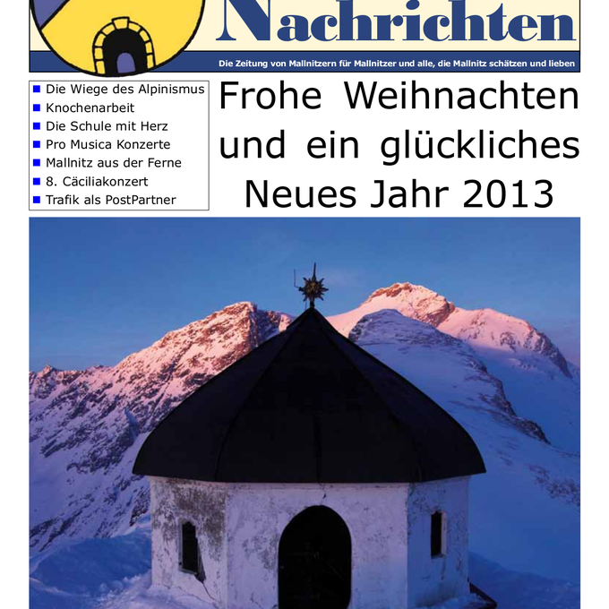 Mallnitzer Nachrichten - Dezember 2012