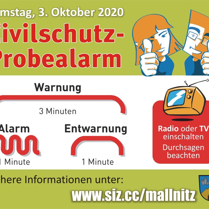 Zivilschutz Probealarm 2020