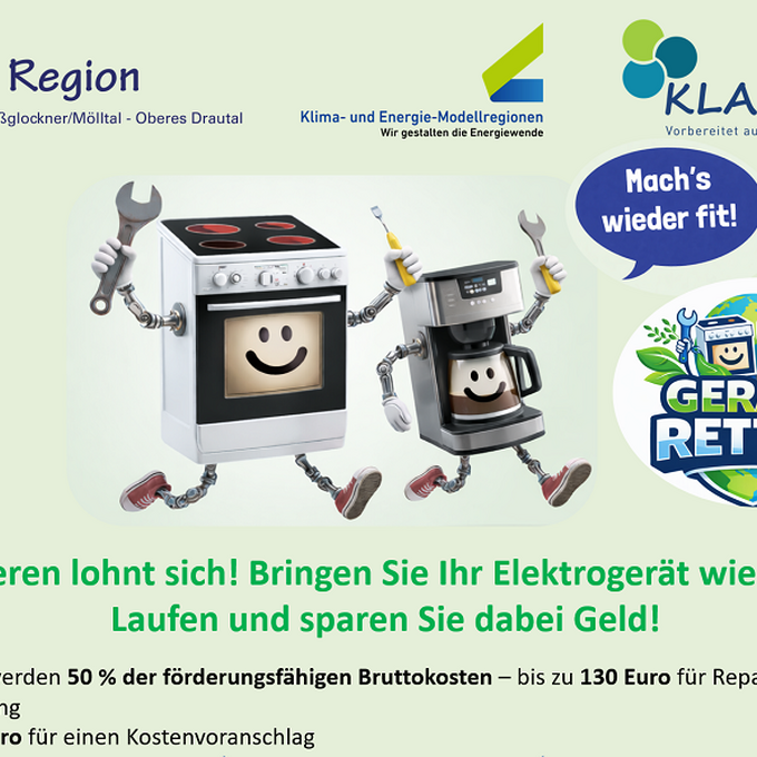 Infos unter www.geräte-retter-prämie.at