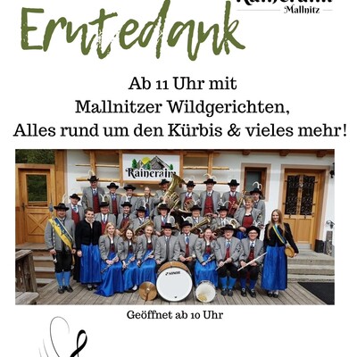 Raineralm, Erntedank