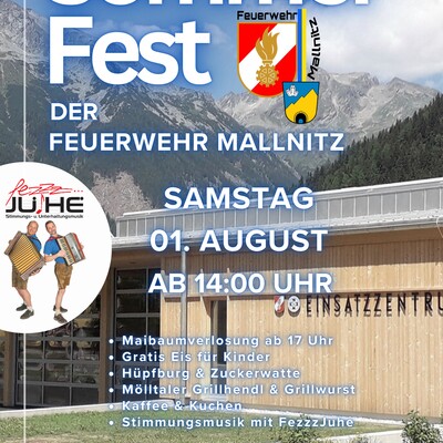 Sommerfest der FF Mallnitz