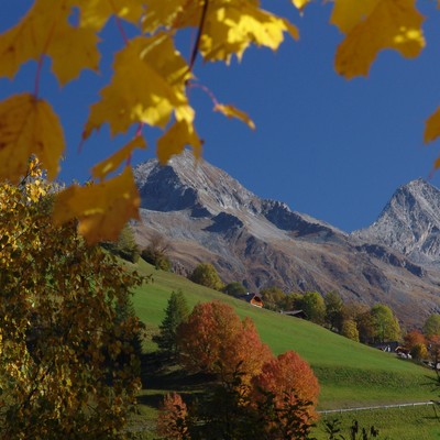 Blick Richtung Dösental im Herbst