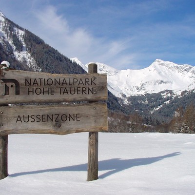 Nationalpark Tafel im Tauerntal